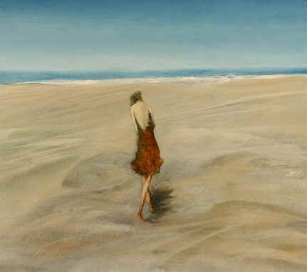 SOLITUDINE, 1996 olio su tavola, cm 83X69 Carlo Frisardi