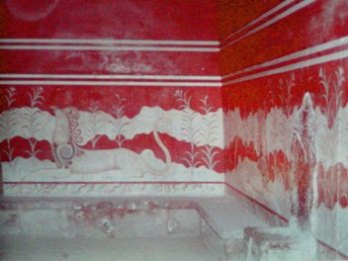Cnosso affreschi interni