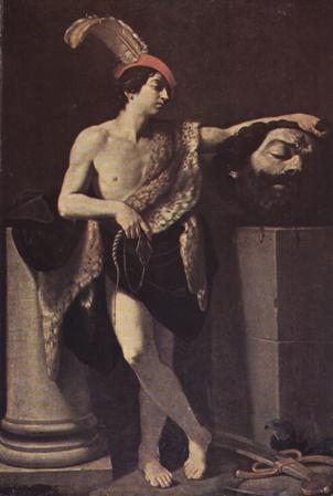 David and Goliath of Guido Reni