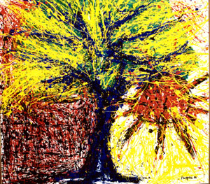 Eliana Prosperi: Albero a colori vivaci