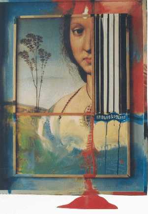 NICOLA MARIA SPAGNOLI: DIPINTI - Larte  commercio? Tecnica mista su tela e legno 50x70 (1994)