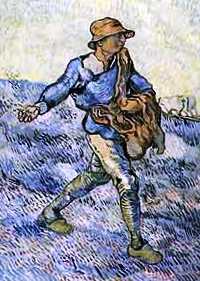 Seminatore da un quadro di Van Gogh